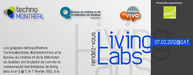 Rendez-vous Living Lab organisé par TechnoMontréal, Montréal InVivo et le BCTQ