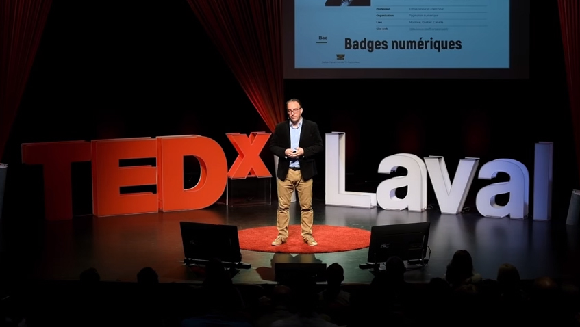 Badges pour l’espace : La nouvelle frontière pour l’humanité – TEDx Laval 2018