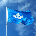 Drapeau du Québec selon Midjourney